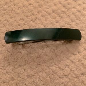 Vintage 80/90s green jewel tone barrette